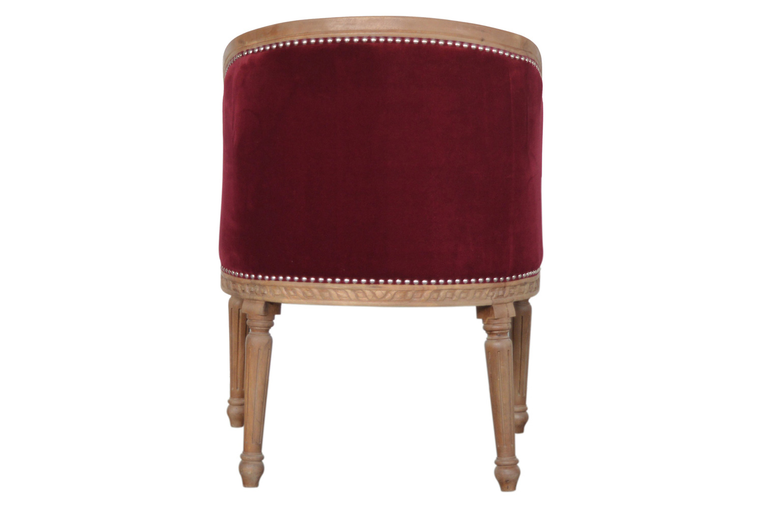 Artisan Velvet Occasional Chair - Wine Red