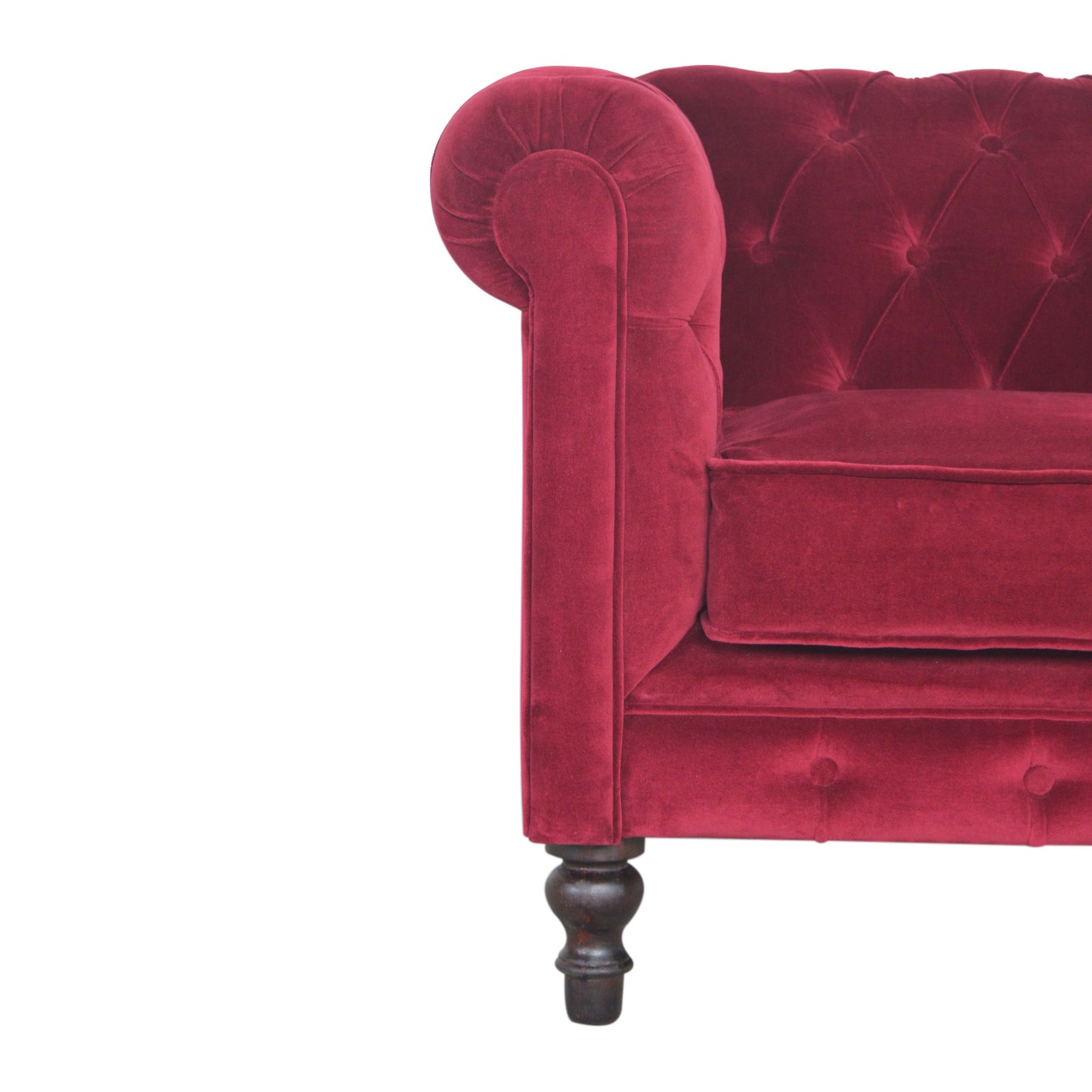 Artisan™ Chesterfield Armchair - Wine Red