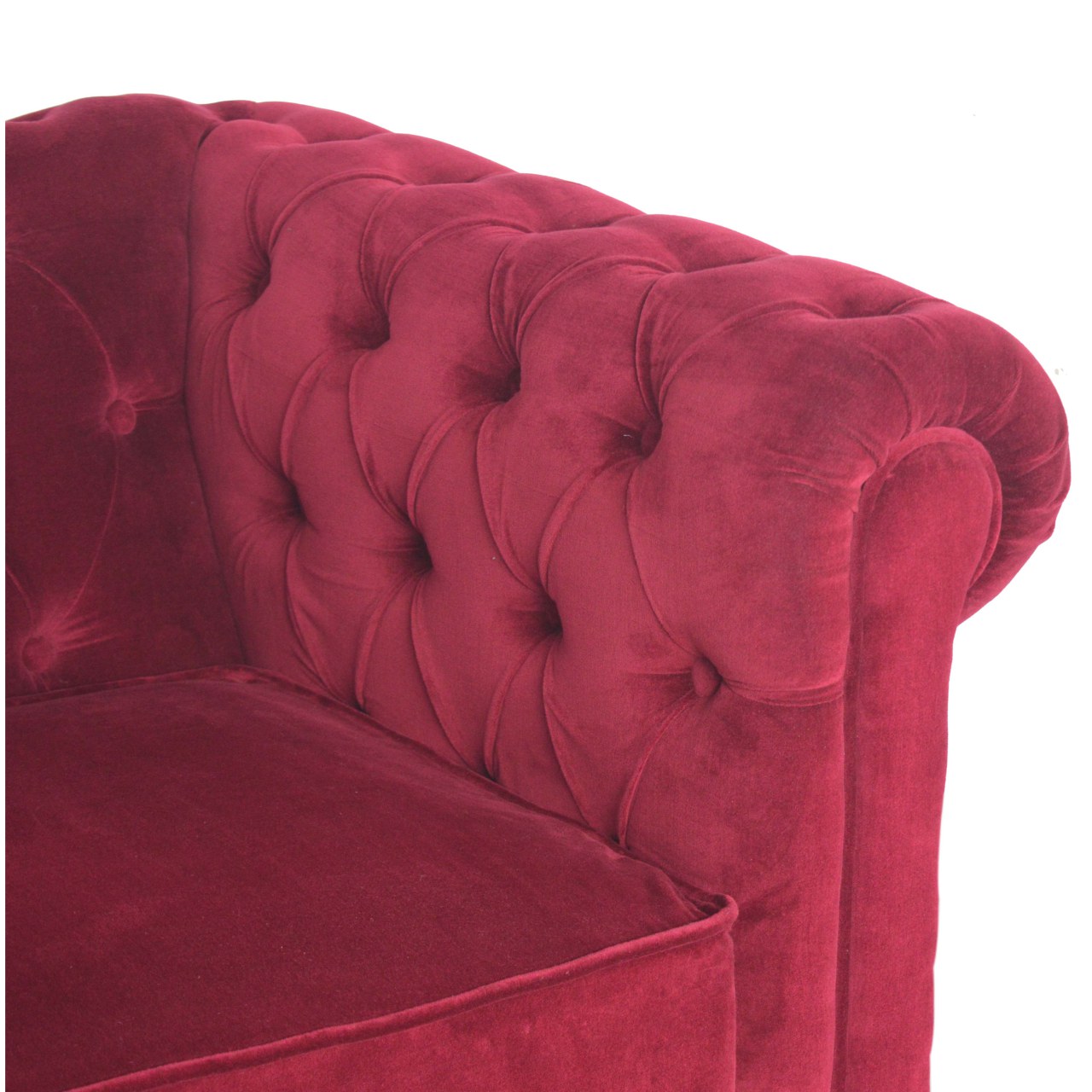 Artisan™ Chesterfield Armchair - Wine Red