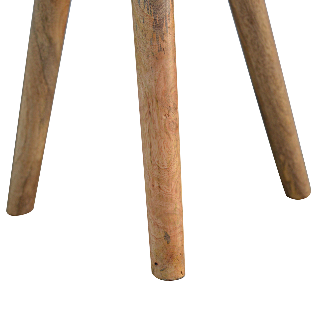 Artisan - Triangular Accent Tripod Stool in Oak-Ish