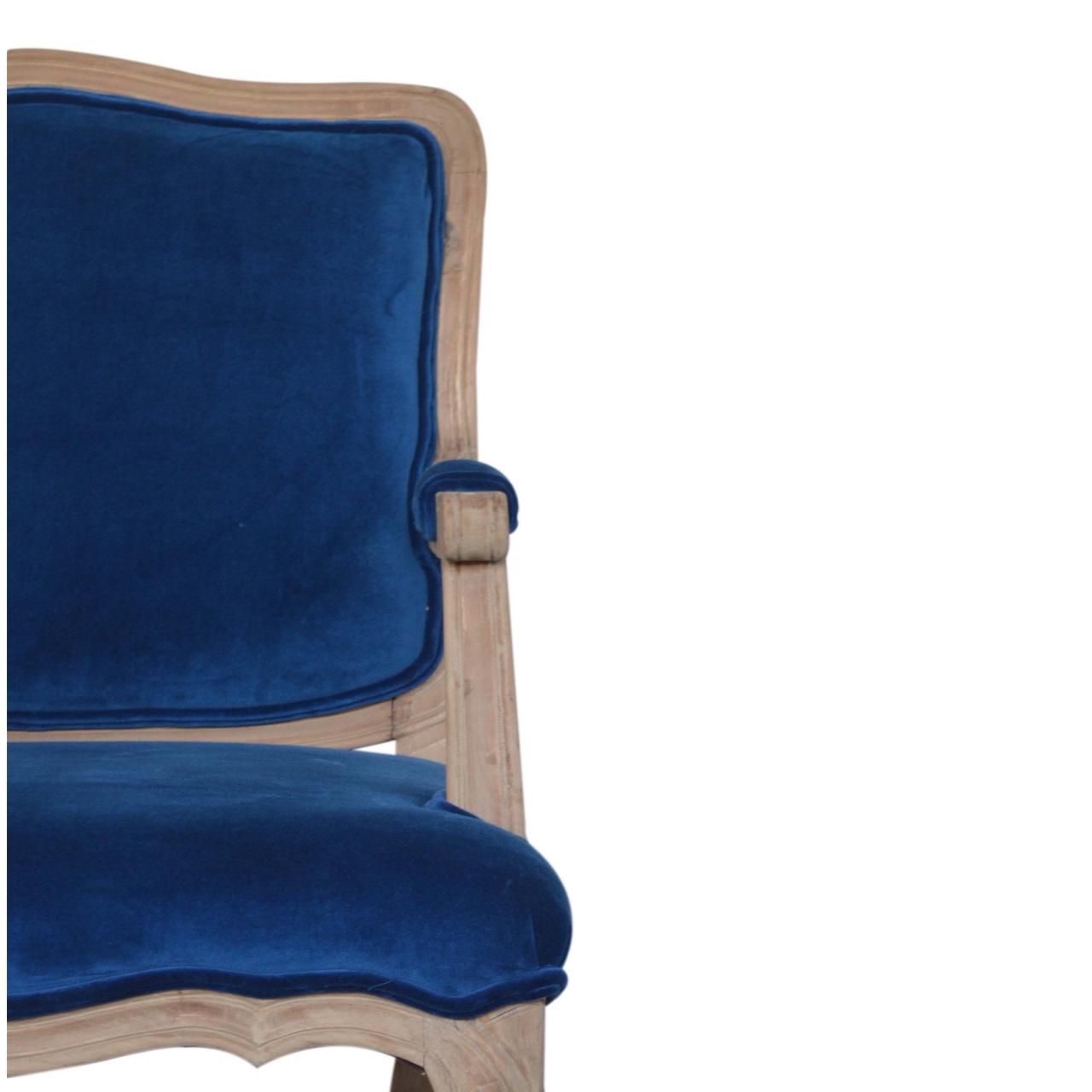 Artisan™ French Chair - Royal Blue, Velvet