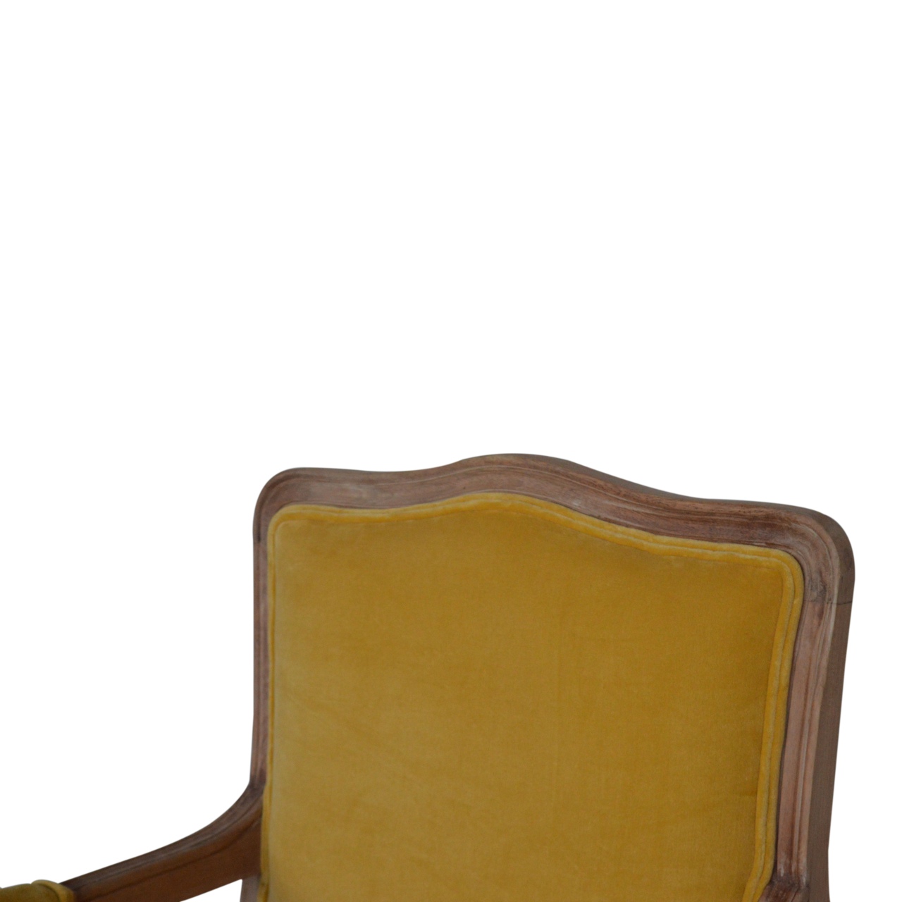 Artisan™ French Style Chair - Mustard, Velvet