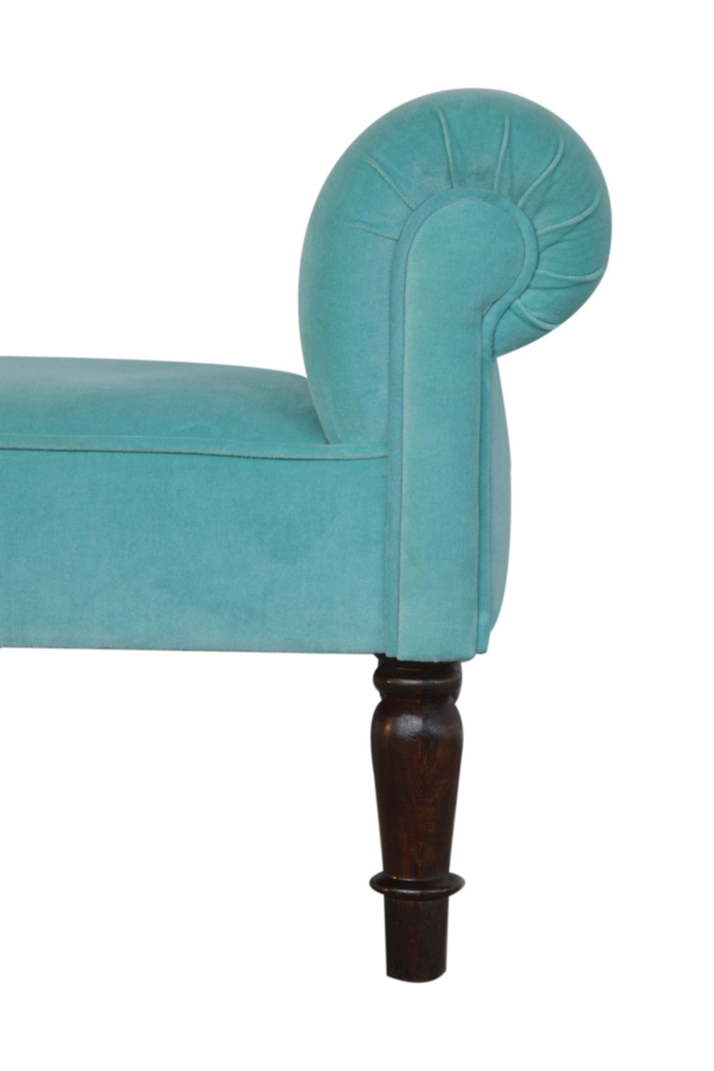 Artisan Bedroom Bench - Aqua, Velvet