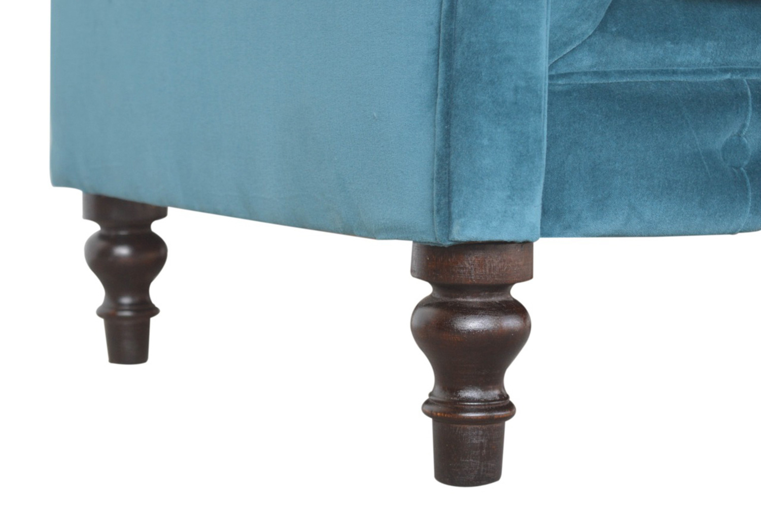 Artisan Chesterfield Sofa with 2 Seater - Teal, Velvet