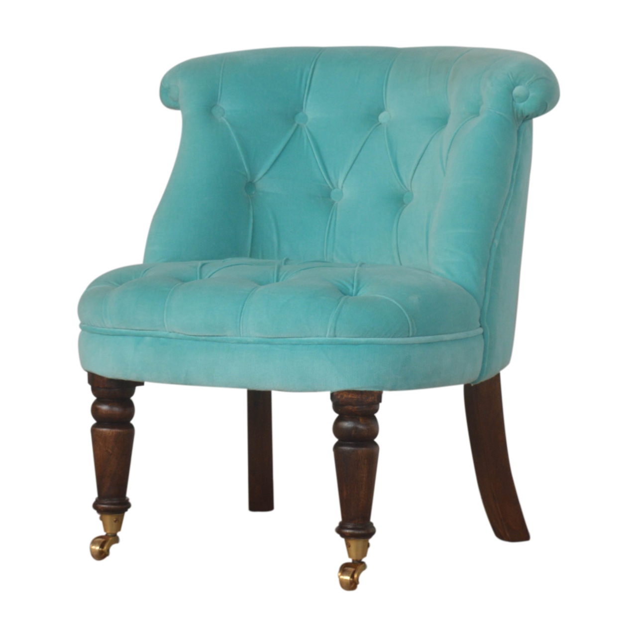 Artisan™ Accent Chair - Turquoise, Velvet