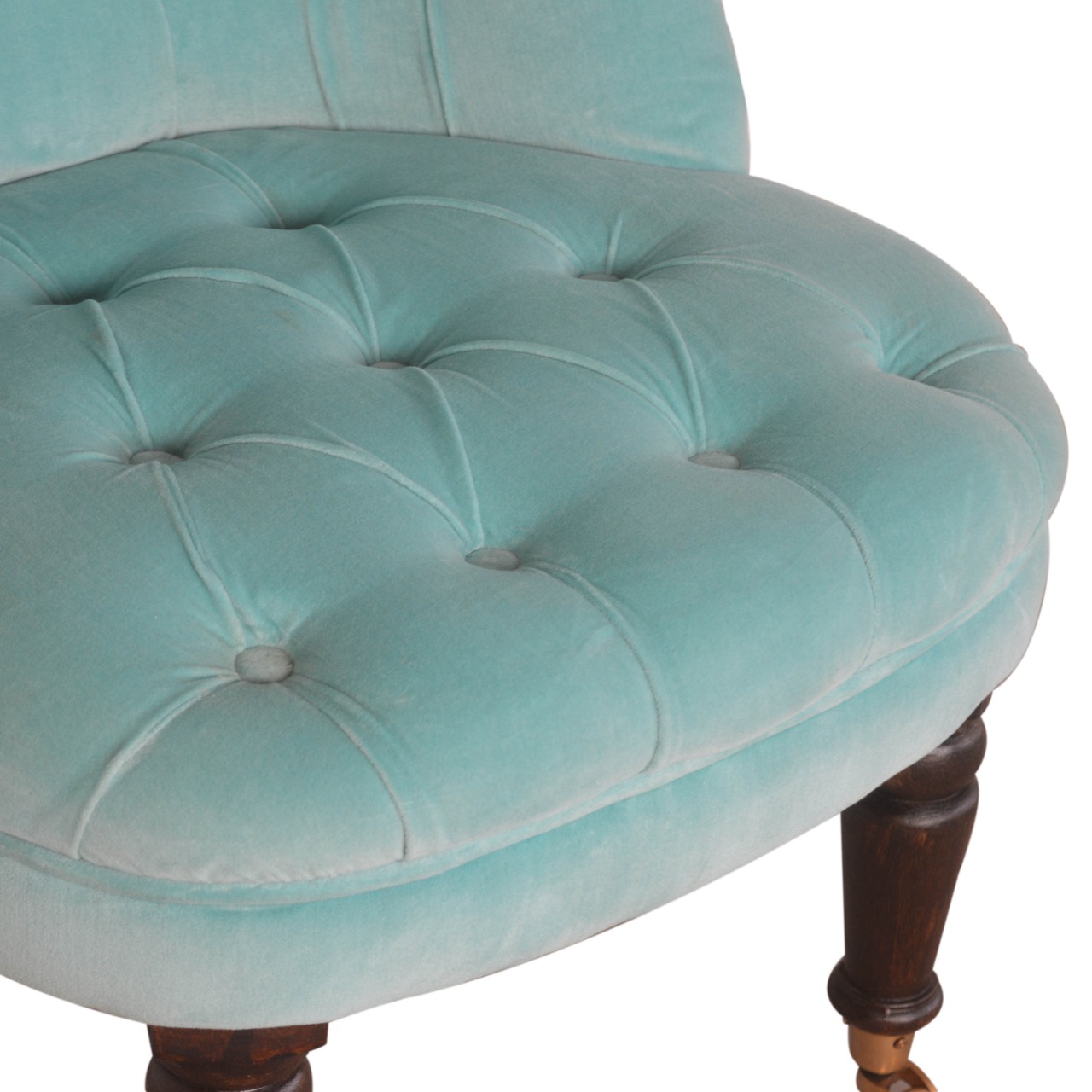 Artisan™ Accent Chair - Turquoise, Velvet