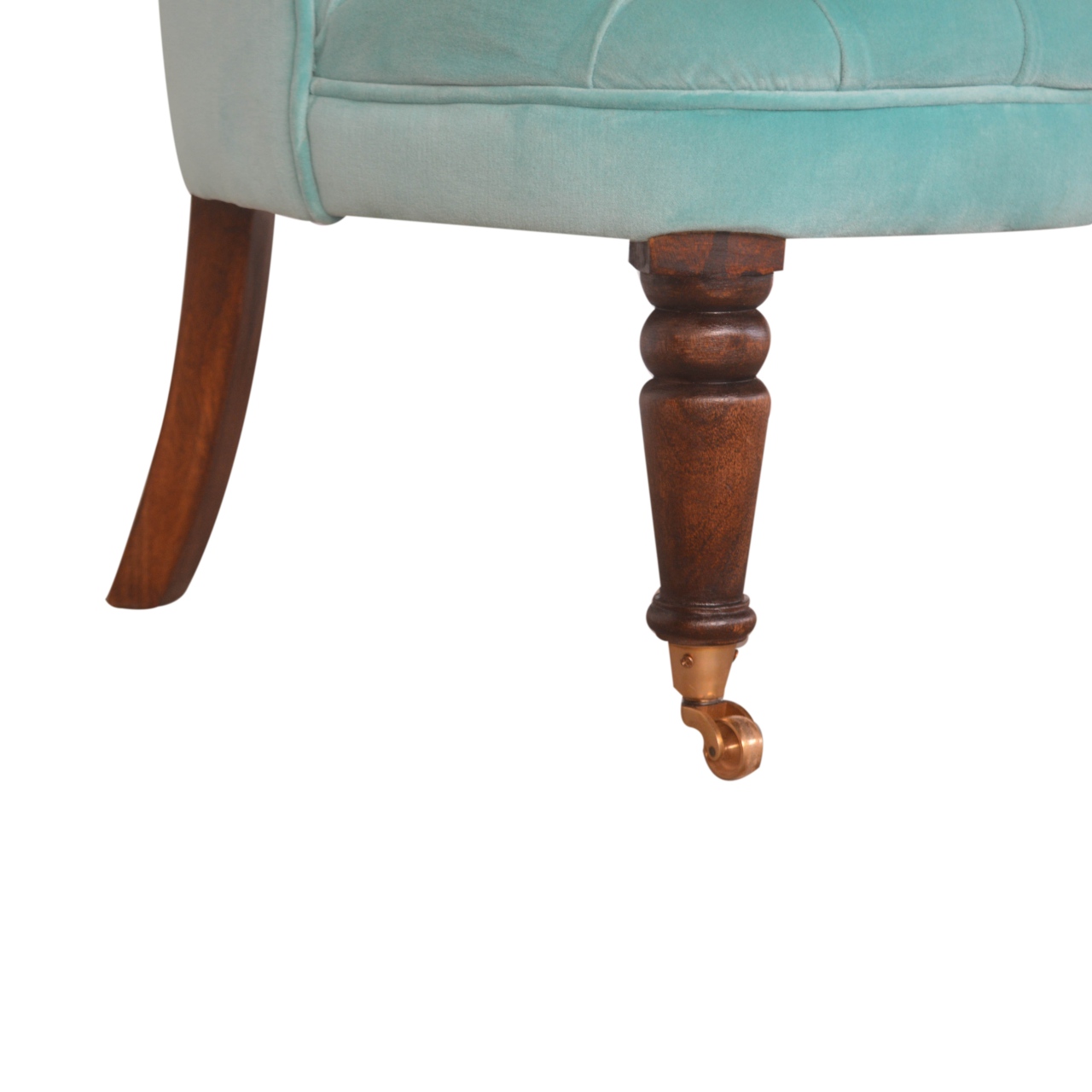 Artisan™ Accent Chair - Turquoise, Velvet