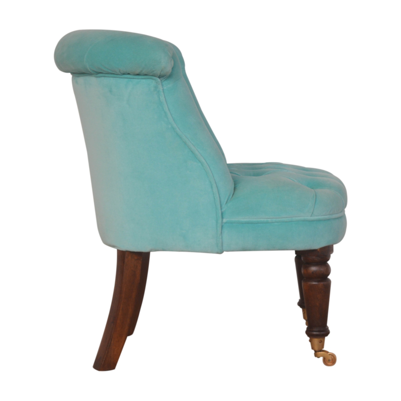 Artisan™ Accent Chair - Turquoise, Velvet