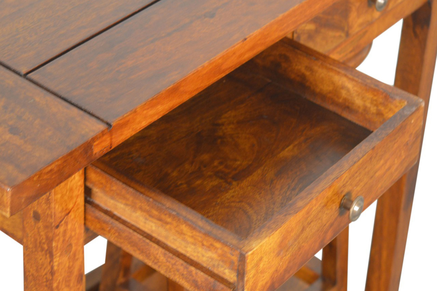 Artisan - Breakfast Table With 2 Stools in Chestnut