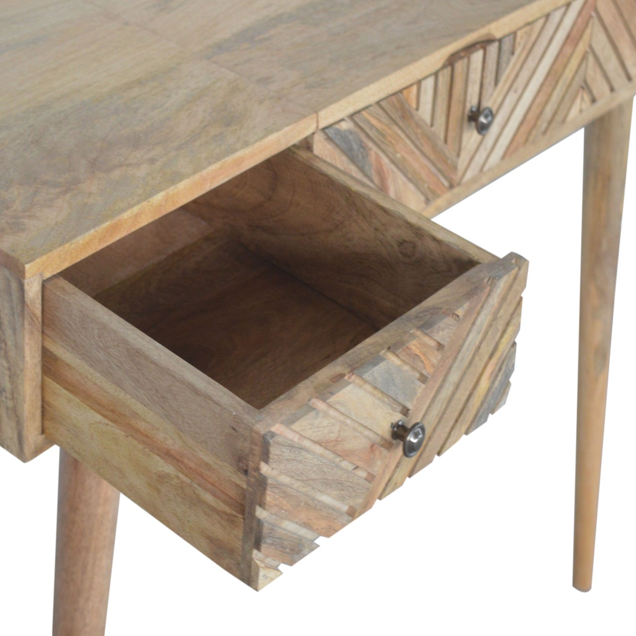 Artisan - Line Carved Foldable Dressing Table