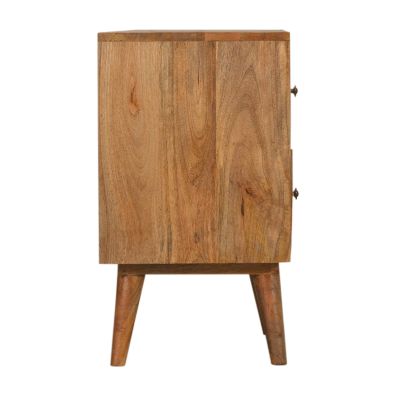 Artisan - Geo Screen Printed 2 Tone Nightstand