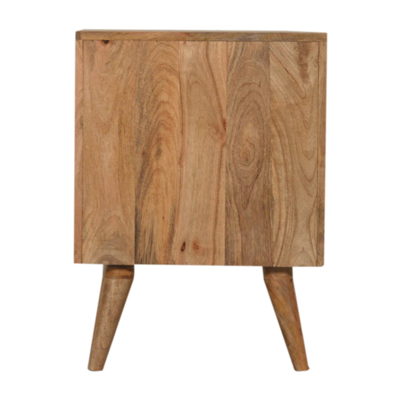 Artisan - Geo Screen Printed 2 Tone Nightstand