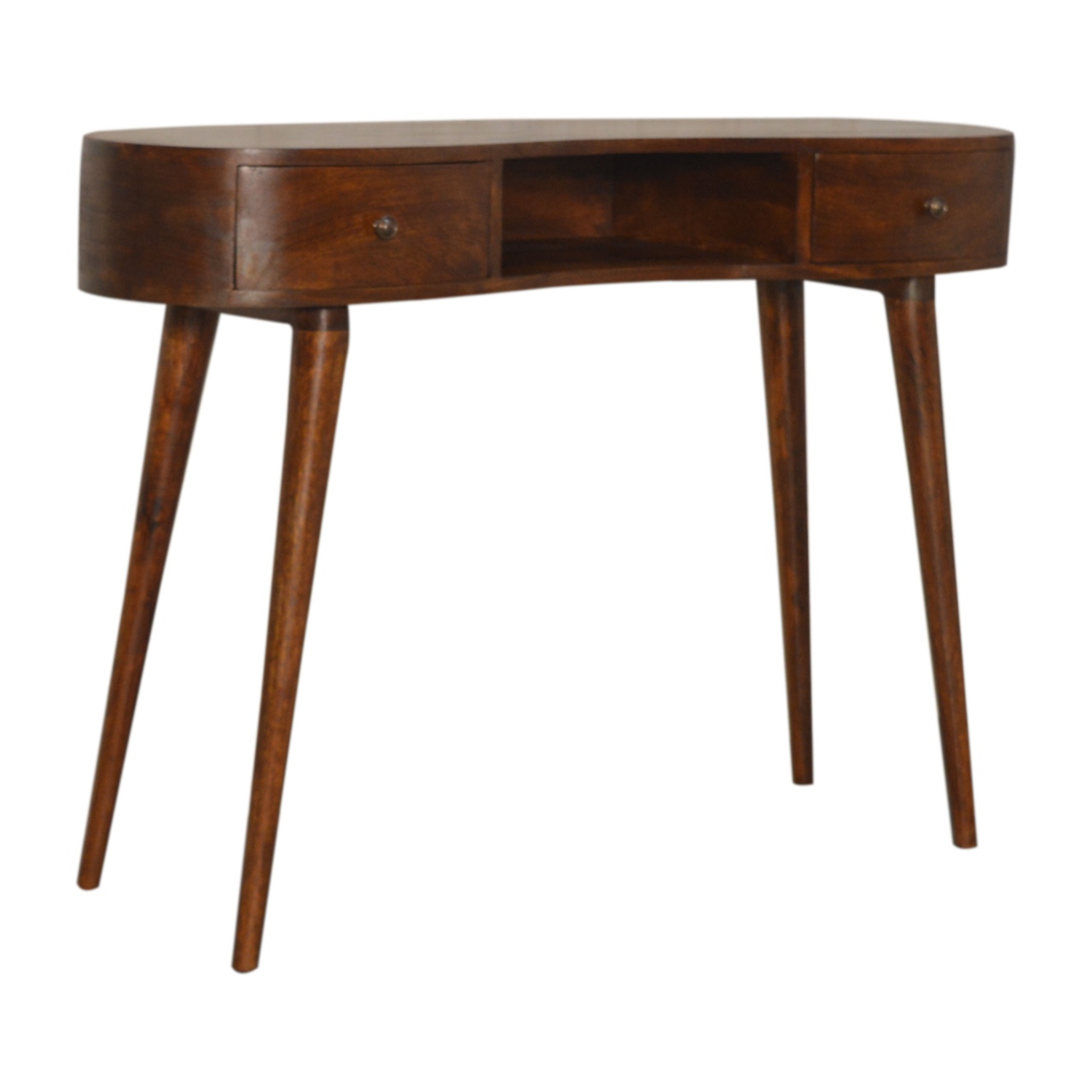 Artisan - Wave Writing Desk in Chestnut