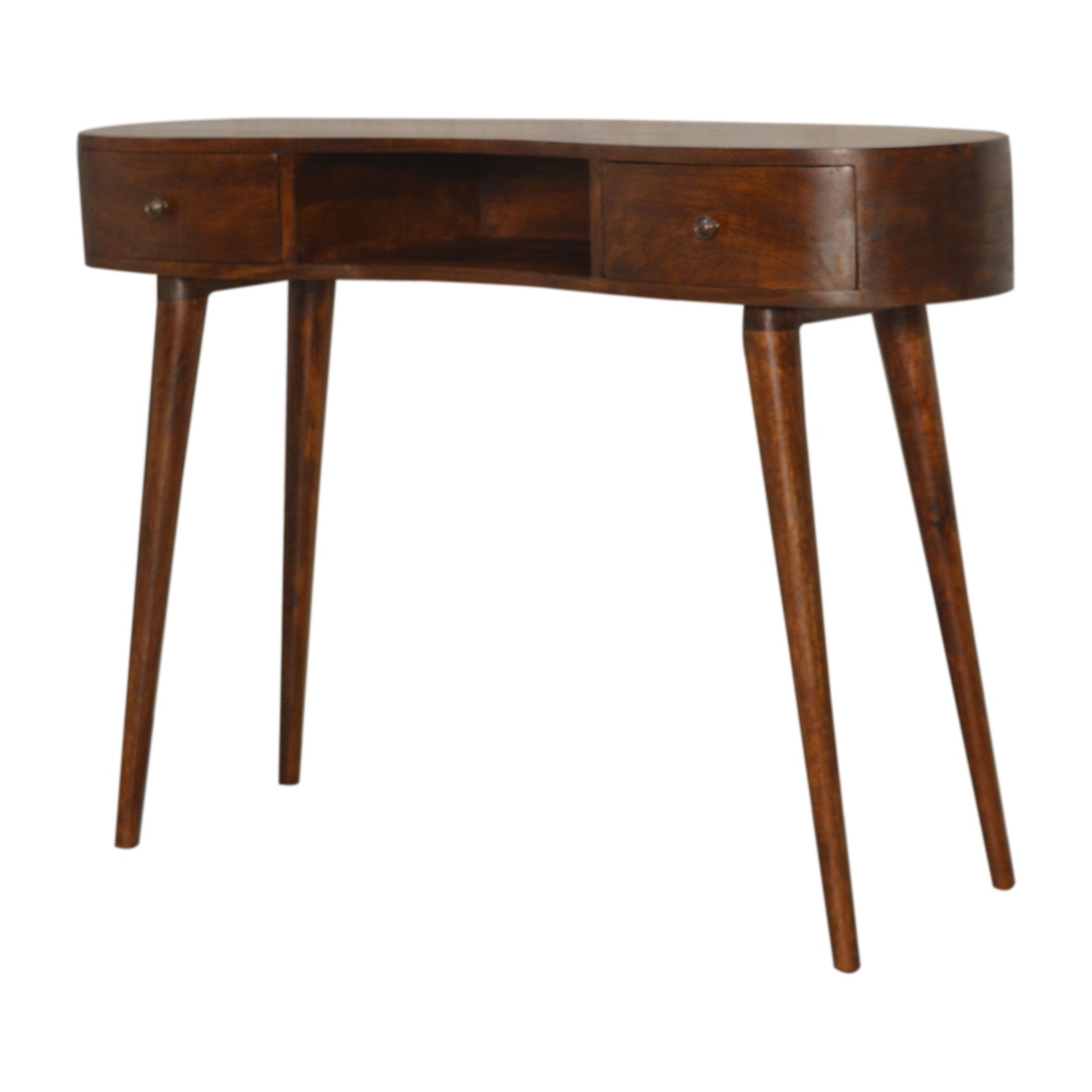 Artisan - Wave Writing Desk in Chestnut