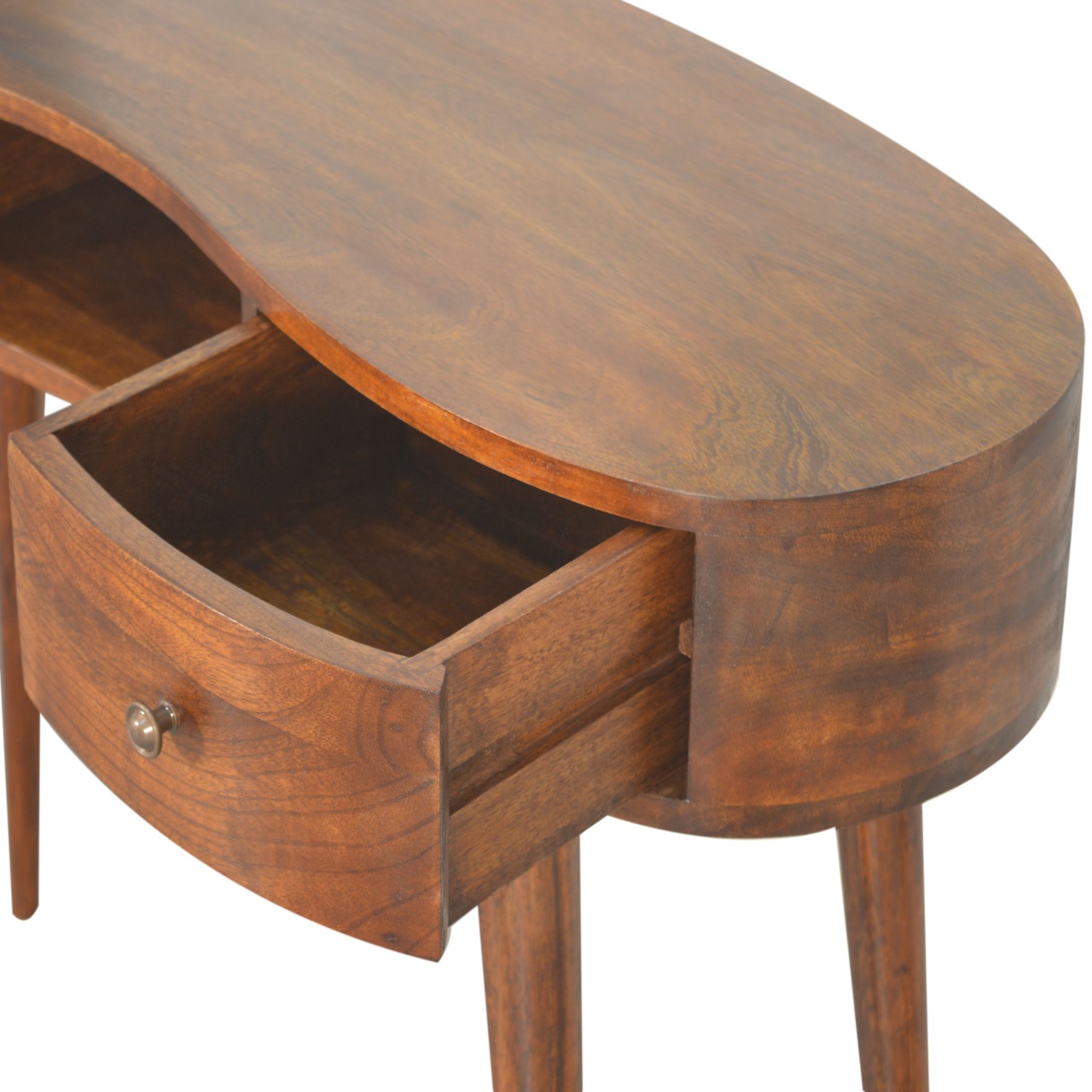 Artisan - Wave Writing Desk in Chestnut