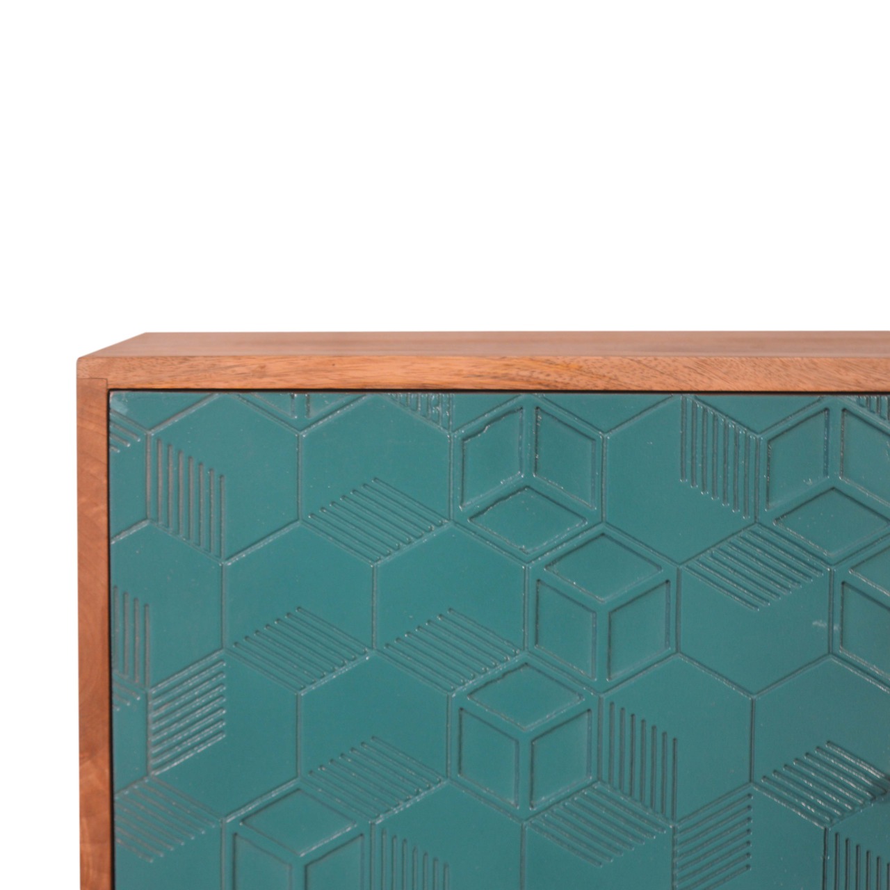 Artisan Acadia Cabinet with Drawers - Teal