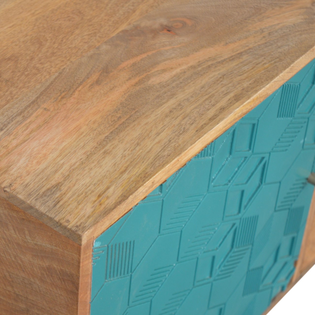 Artisan Acadia Cabinet with Drawers - Teal