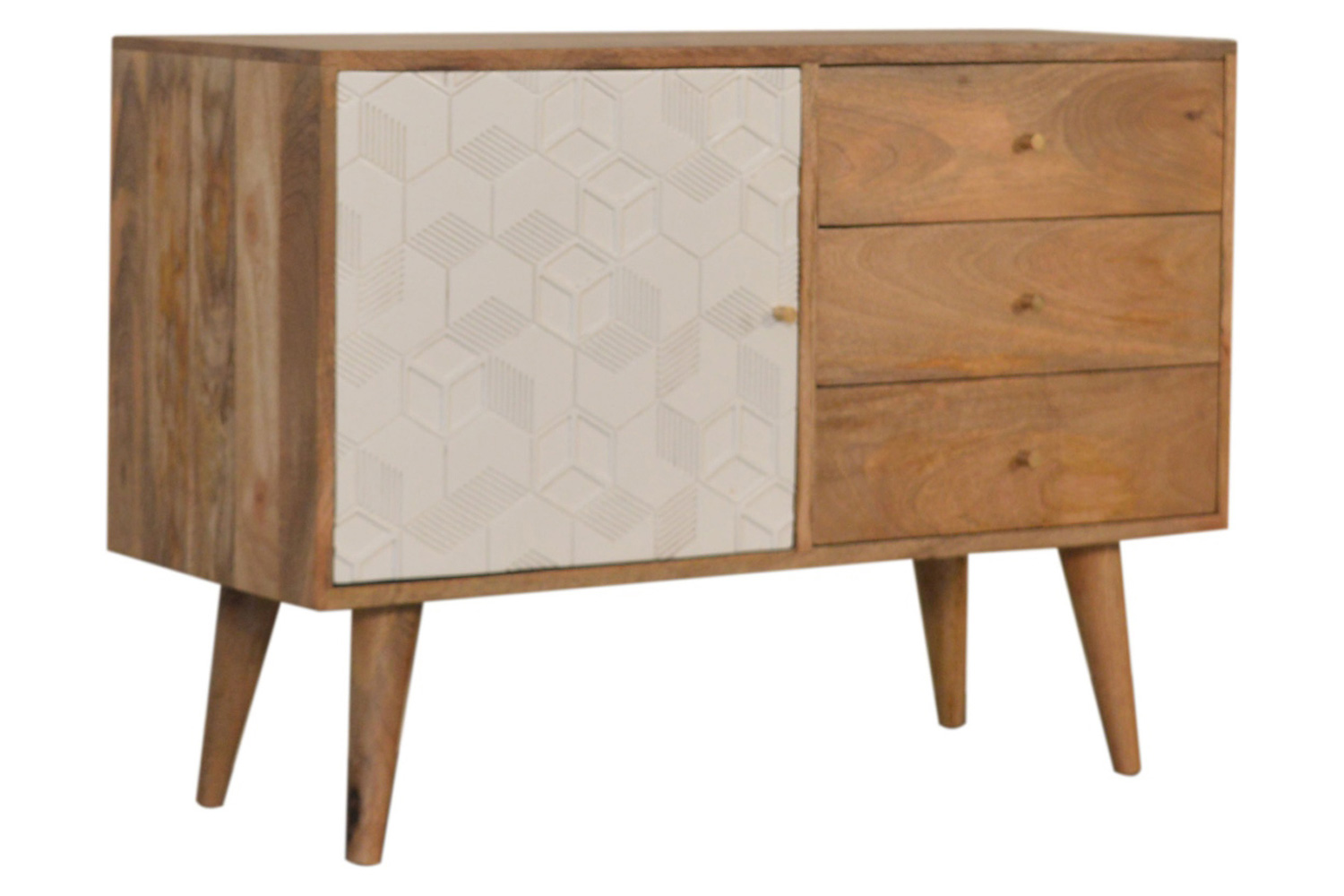 Artisan Acadia Sideboard with Drawers - White