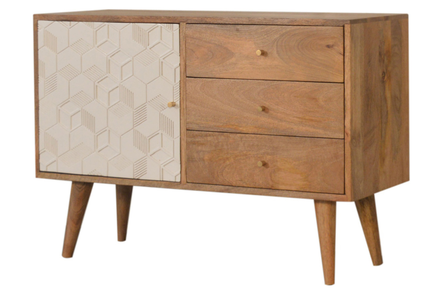 Artisan Acadia Sideboard with Drawers - White