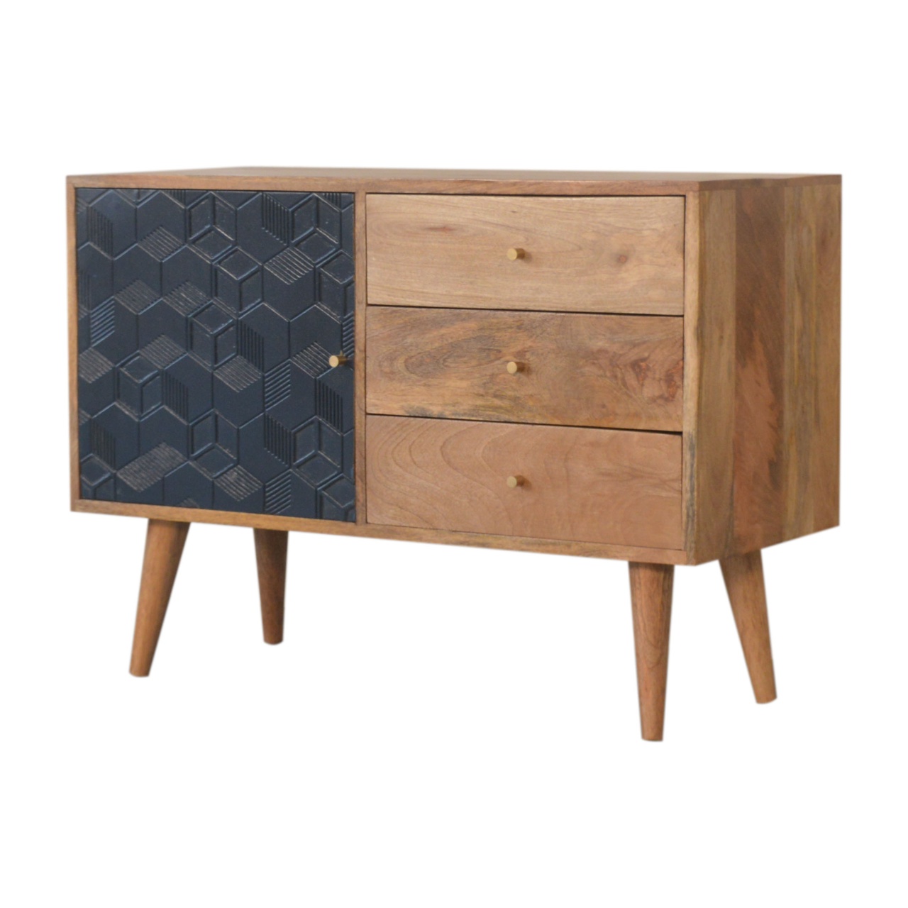 Artisan Acadia Cabinet with Drawers - Black