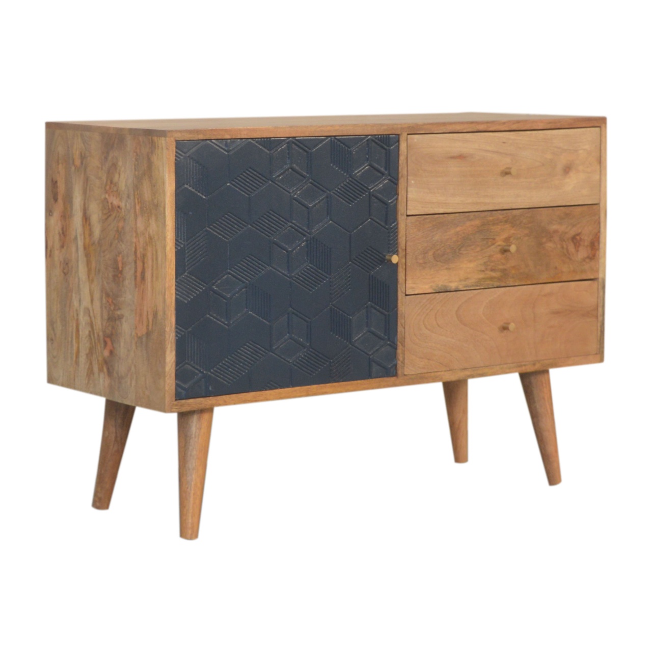 Artisan Acadia Cabinet with Drawers - Black