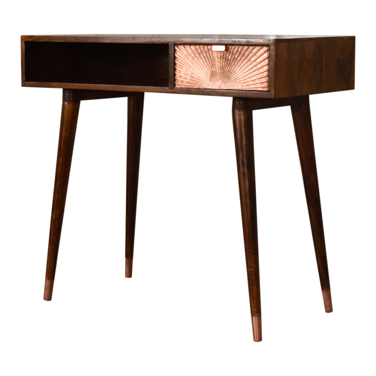 Artisan - Manila Writing Desk in Rose Gold