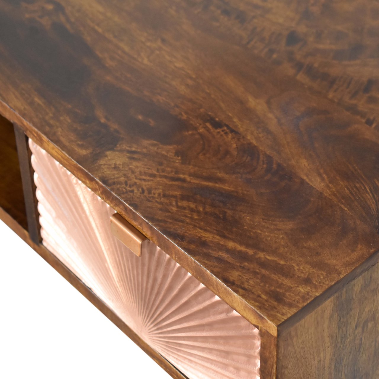 Artisan - Manila Writing Desk in Rose Gold