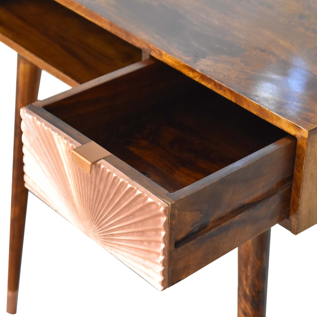 Artisan - Manila Writing Desk in Rose Gold