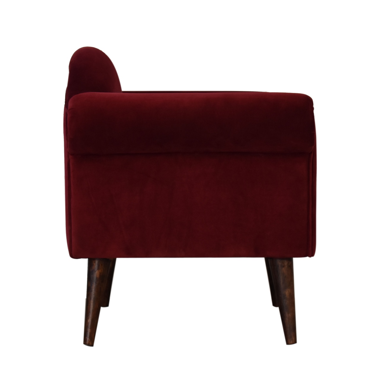 Artisan™ Nordic Style Armchair - Wine, Velvet