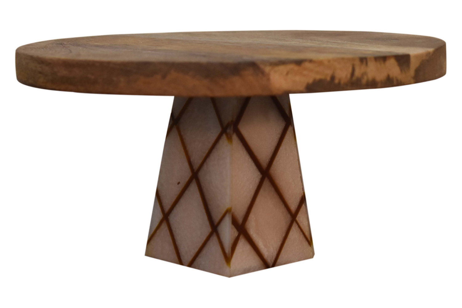 Artisan - Cross Base Resin Cake Stand