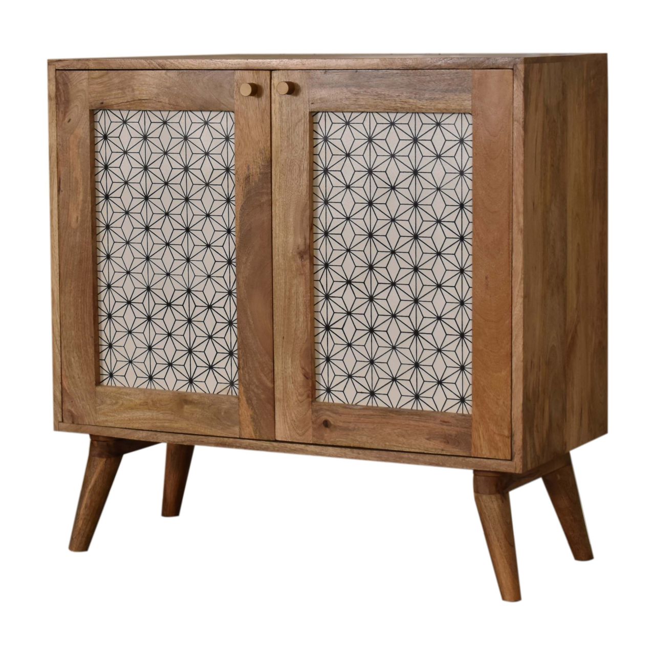 Artisan - Geometric Screen Printed Cabinet