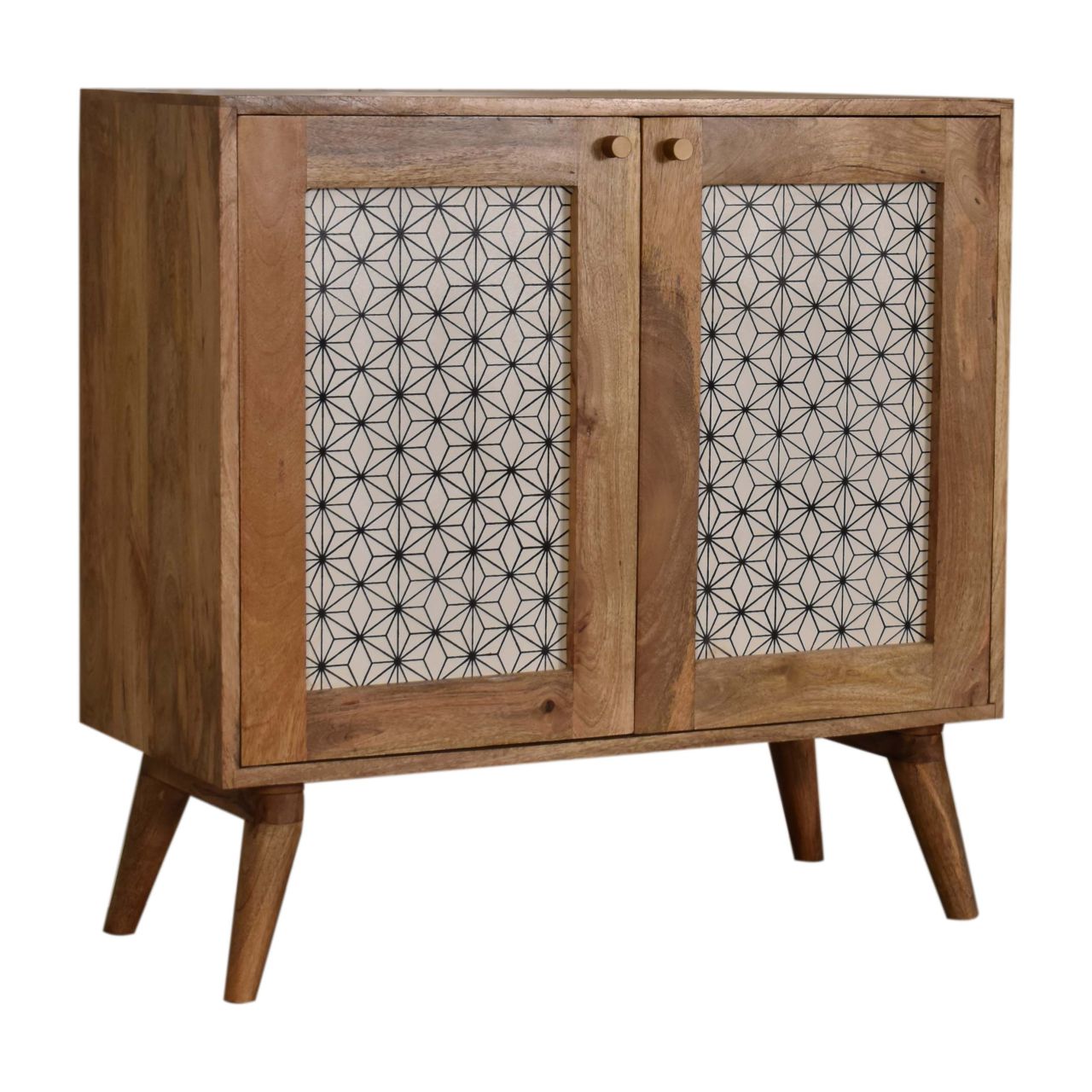 Artisan - Geometric Screen Printed Cabinet