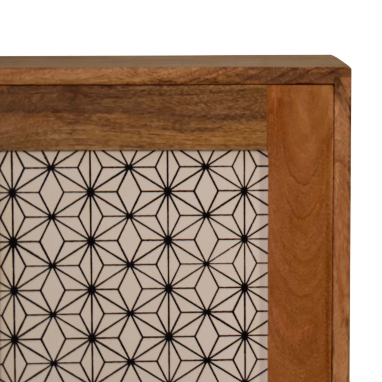 Artisan - Geometric Screen Printed Cabinet