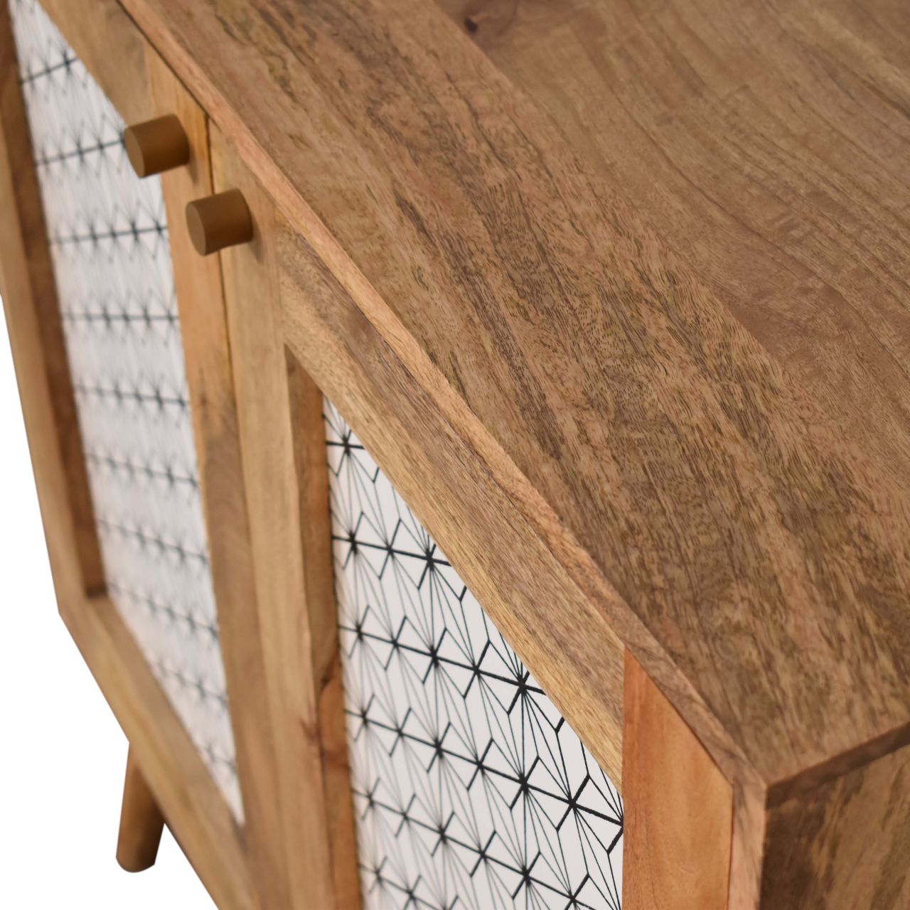 Artisan - Geometric Screen Printed Cabinet