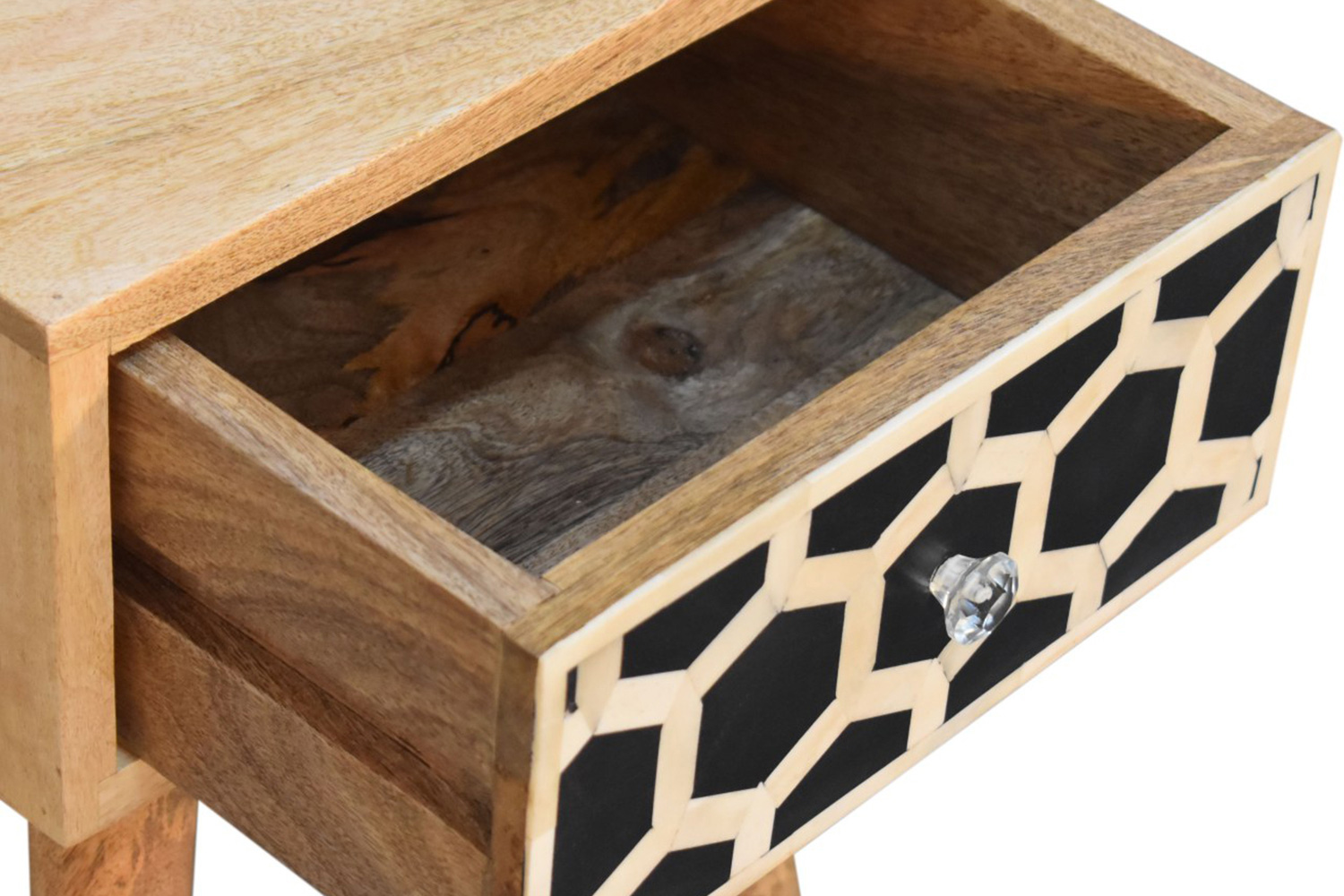 Artisan Bone Inlay Mini Bedside - 1 Drawer