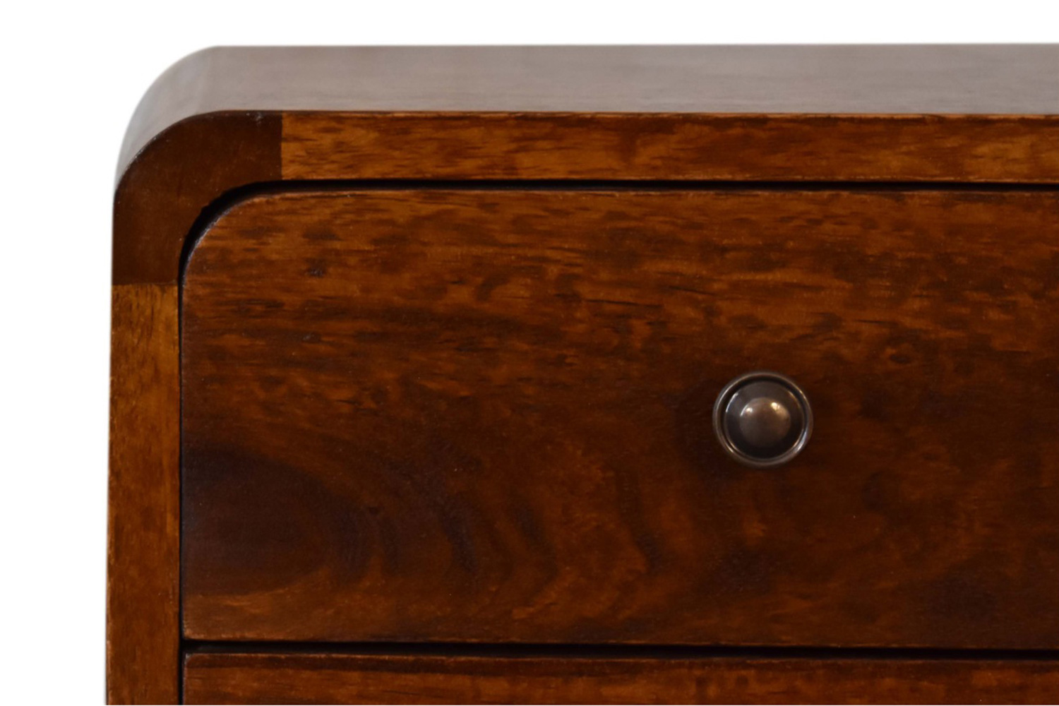 Artisan Curved Mini Bedside - Chestnut