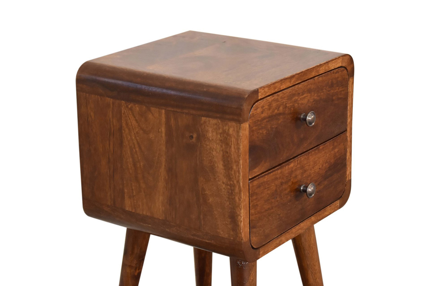 Artisan Curved Mini Bedside - Chestnut