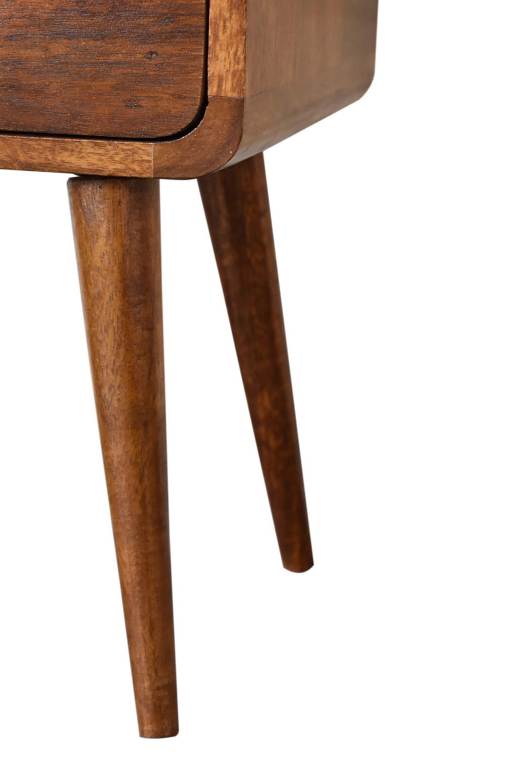 Artisan Curved Mini Bedside - Chestnut