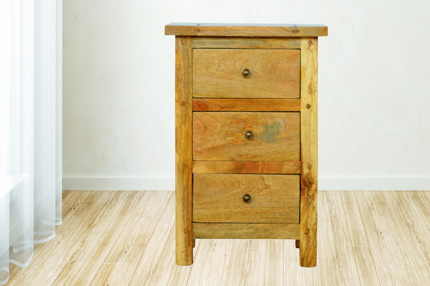 Artisan Country Style Bedside - Oak-ish