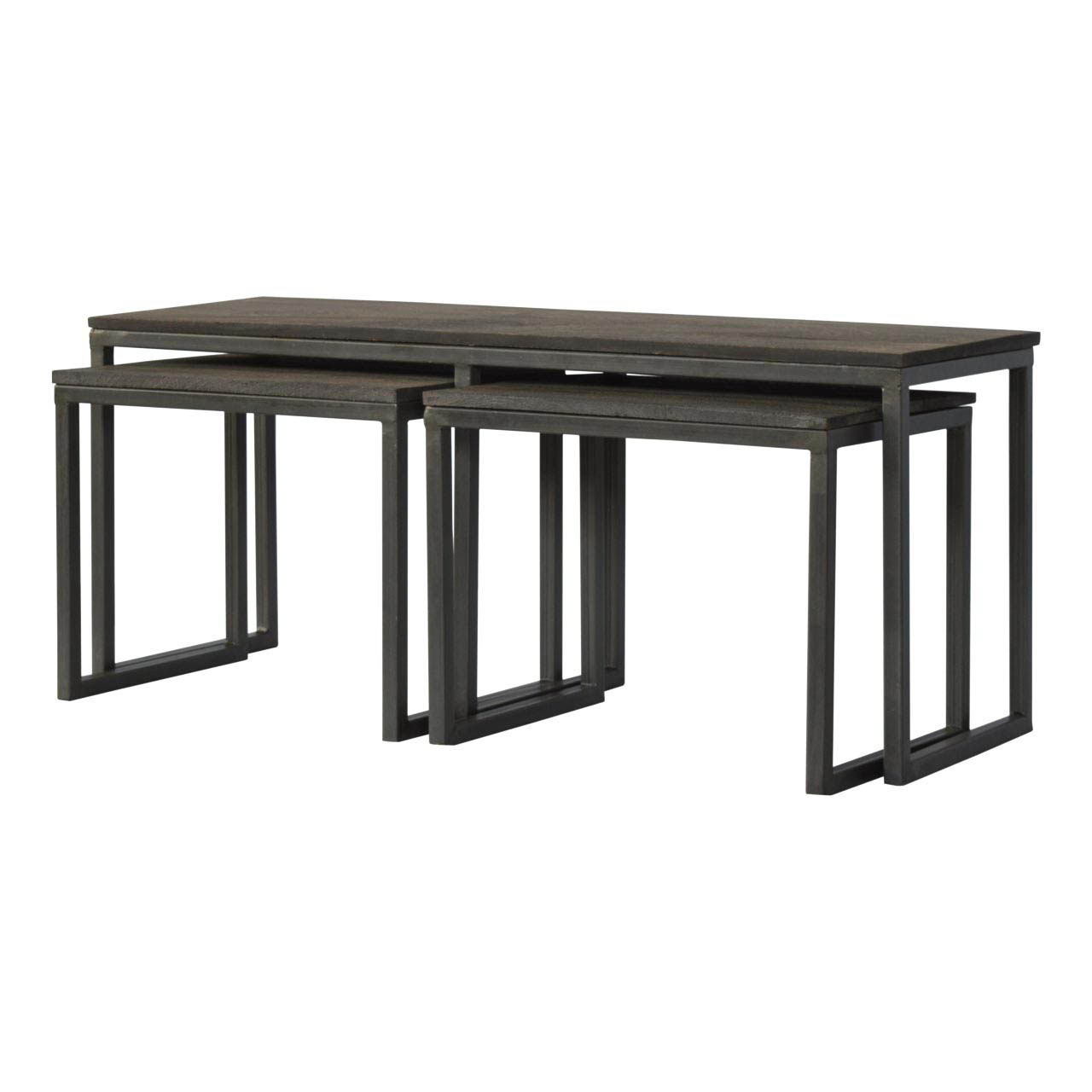 Artisan - Set of 3 Tables with Iron Base