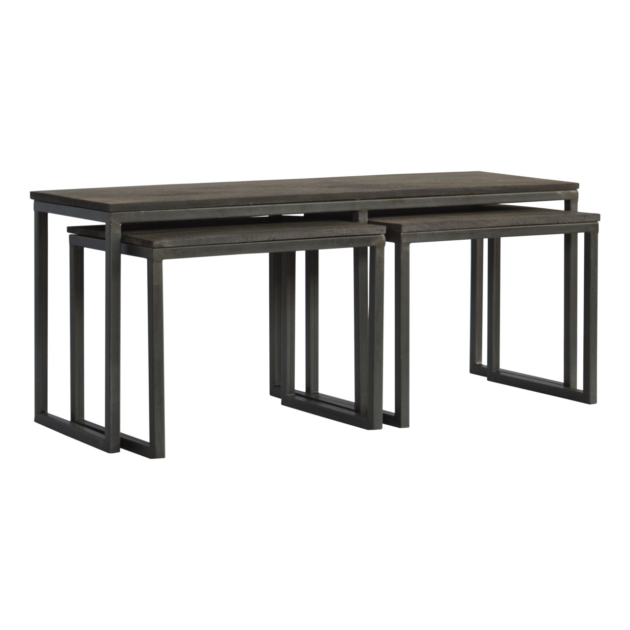 Artisan - Set of 3 Tables with Iron Base