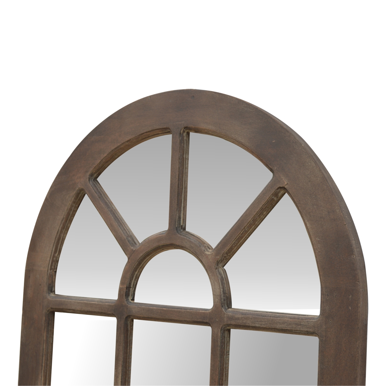 Artisan - Sepentine Mirror Frame in Sun Bleach, Mango Wood