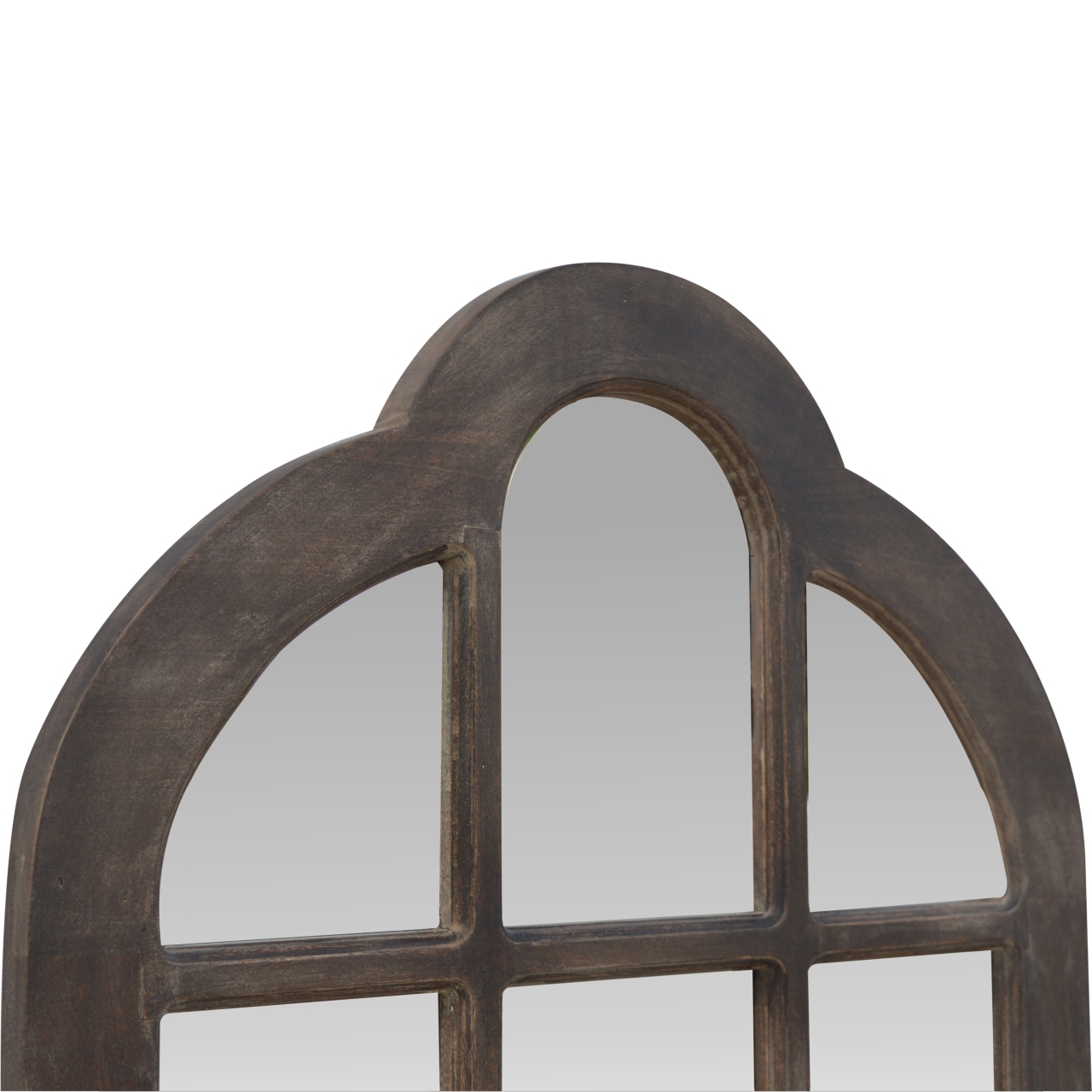 Artisan - Arch Mirror Frame in Sun Bleach, Mango Wood