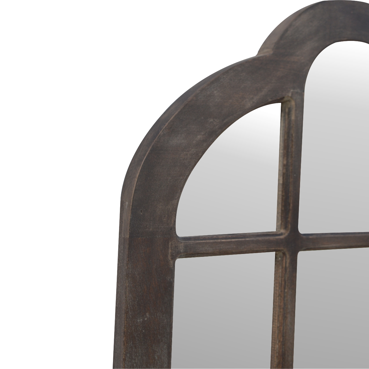 Artisan - Arch Mirror Frame in Sun Bleach, Mango Wood