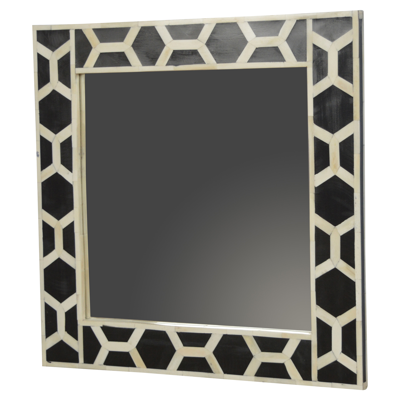 Artisan - Square Bone Inlay Mirror Frame