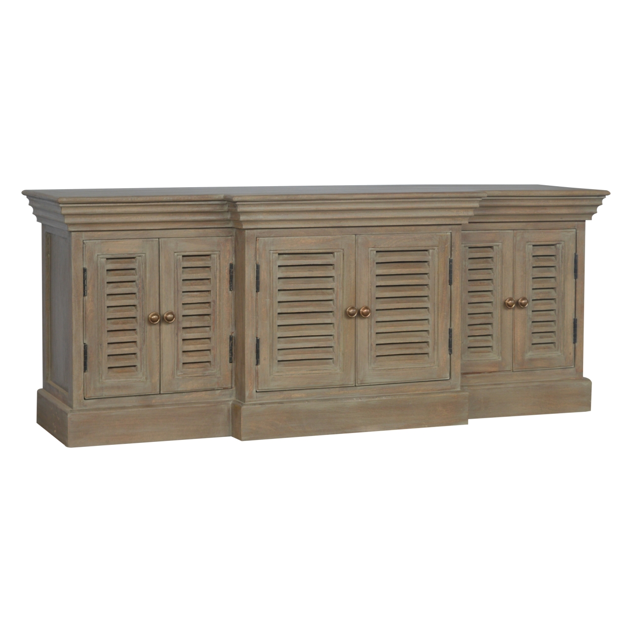 Artisan - Shutter TV Cabinet in Gray