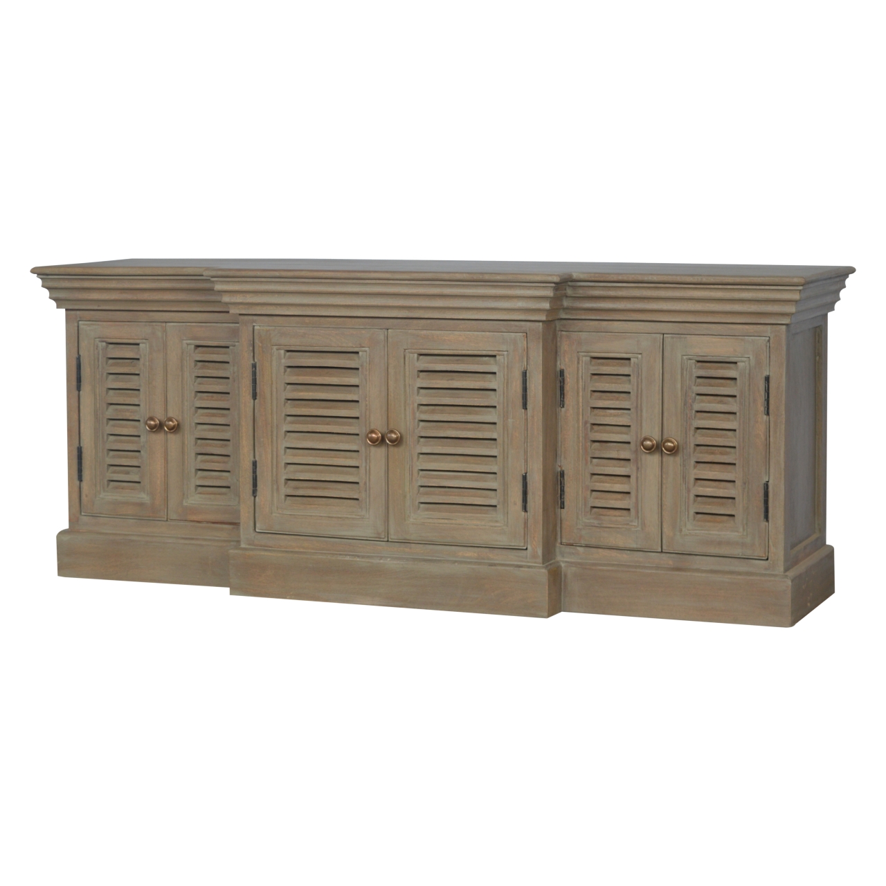 Artisan - Shutter TV Cabinet in Gray