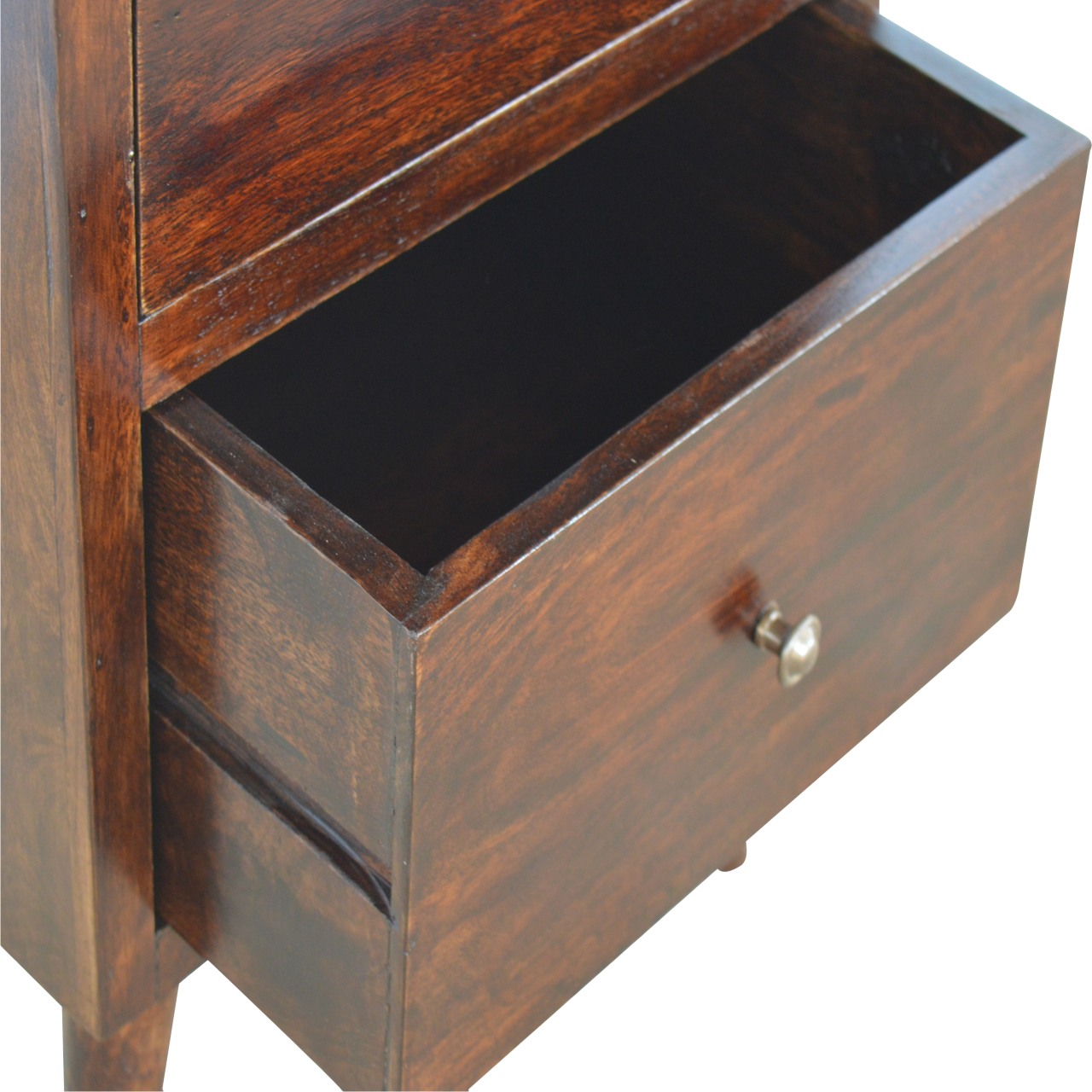 Artisan - Nordic Nightstand with 2 Drawers in Walnut