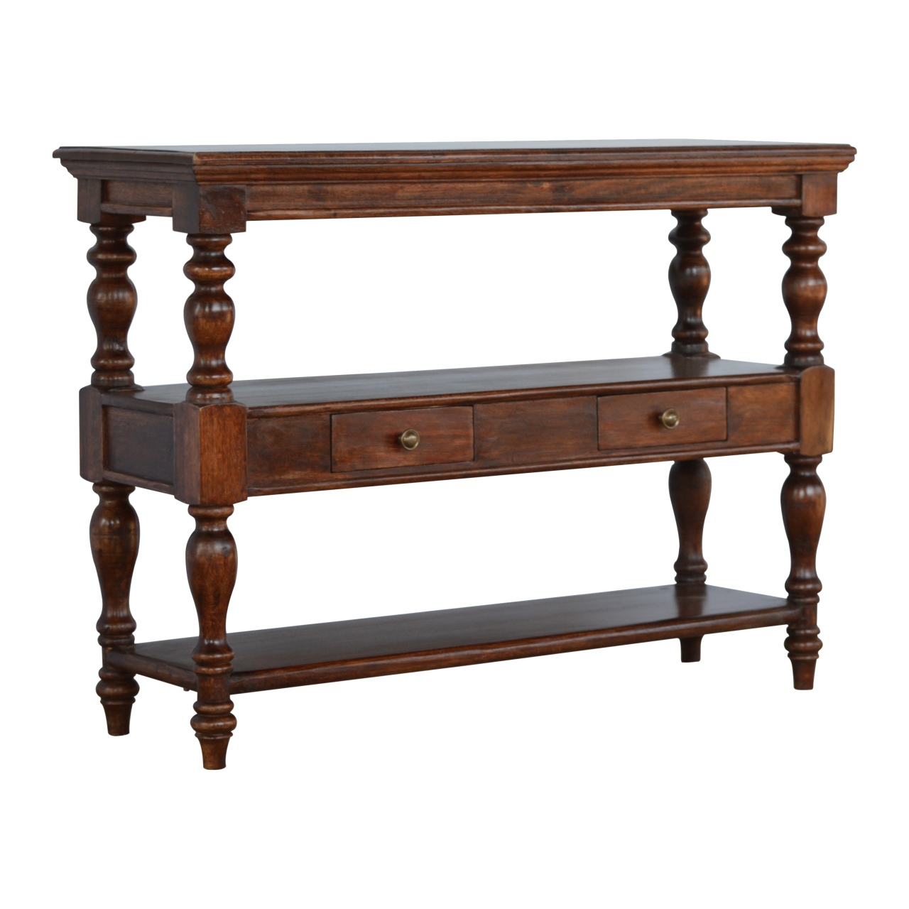 Artisan - Solid Turned Leg Console Table in Wood