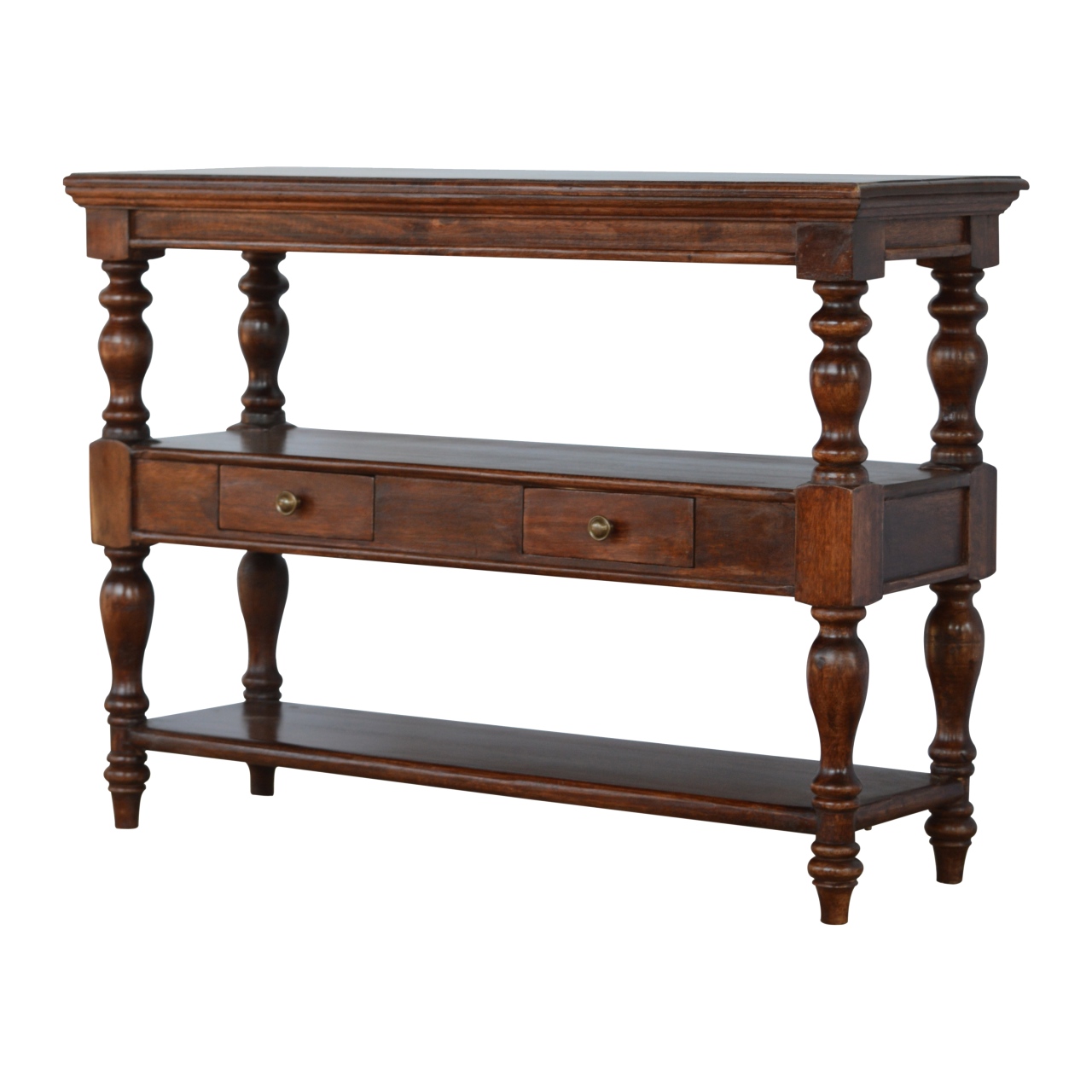 Artisan - Solid Turned Leg Console Table in Wood